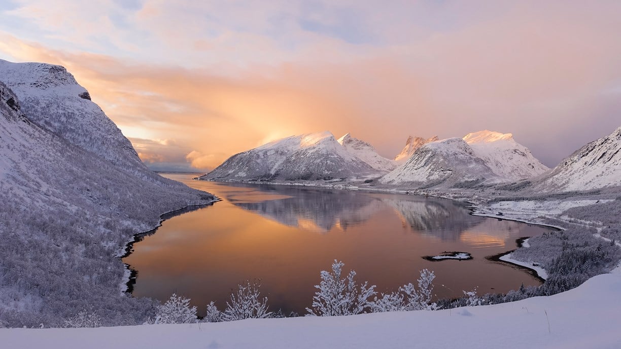 Bergsbotn. Norwegische Landschaftsroute Senja. Foto Trine Kanter Zerwekh, Statens vegvesen