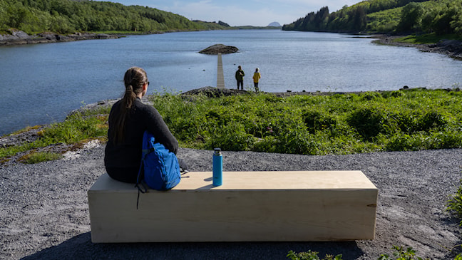 Trælvikosen bietet einen wunderschönen Blick auf den Torghatten.