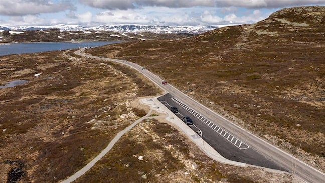 The rest area Ørteren at Hardangervidda.