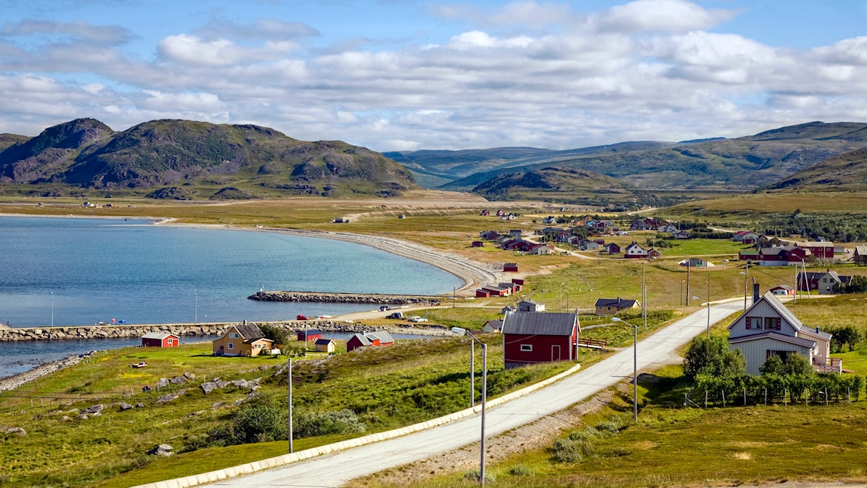 Kokelv. Norwegian Scenic Route Havøysund.