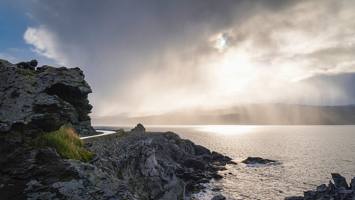 Norwegische Lanschaftsroute Havøysund.