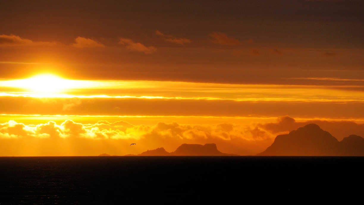 Straumnes, Laukvika. Norwegian Scenic Route Lofoten.