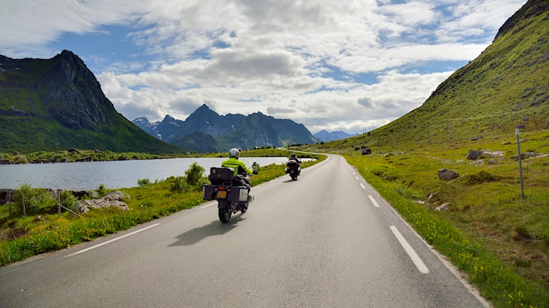 Flagstadøya. Skreda. Norwegian Scenic Route Lofoten.