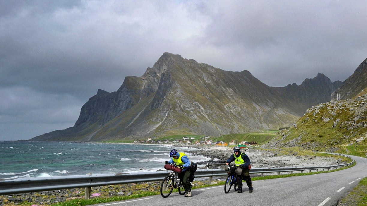 Flakstad. Norwegian Scenic Route Lofoten.
