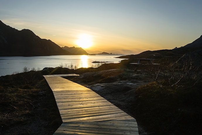 Austnesfjorden i Vågan, Austvågøya.