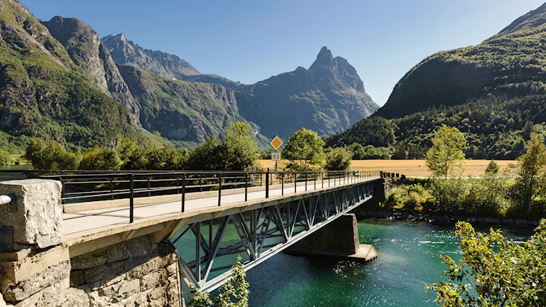 Sogge bru. Norwegian Scenic route Gerianger-Trollstigen.