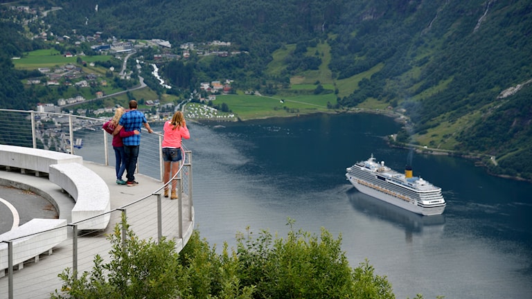 Ørnesvingen, Geiranger. Norwegian Scenic Route Geiranger - Trollstigen.