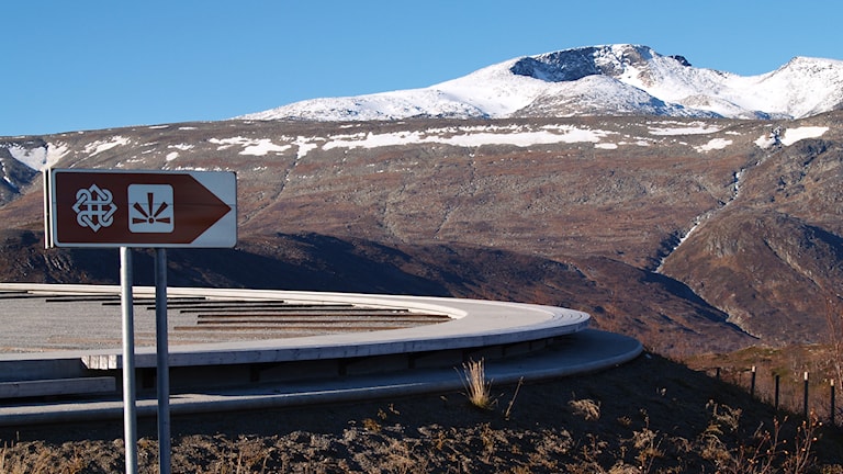 Steinplassen. Norwegian Scenic Route Valdresflye.