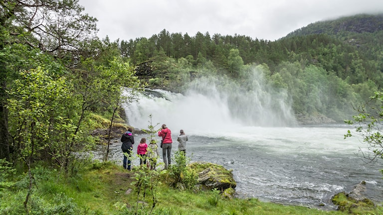 Eikelandsfossen.